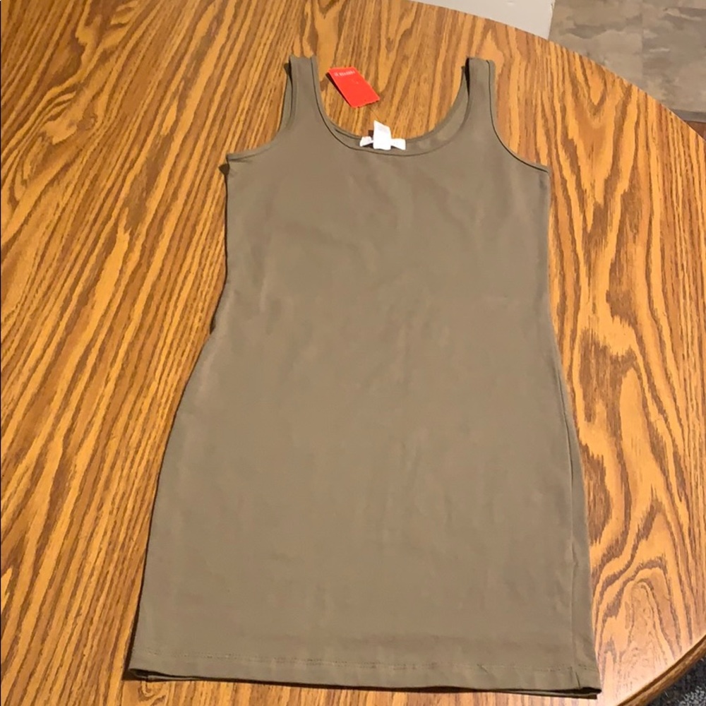 Forever 21 Dark olive green dress